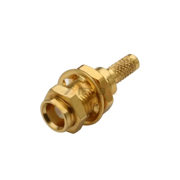 MCX Female Bulkhead Connector Crimp Attachment for RG178