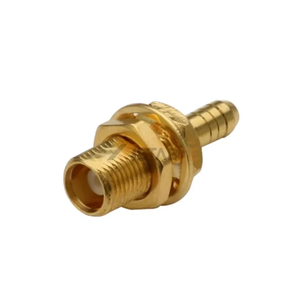 MCX Female Bulkhead Connector for RG316, Crimp