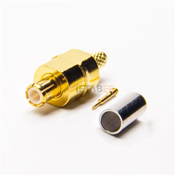 MCX Male Crimp Connector, 50 Ohm 01