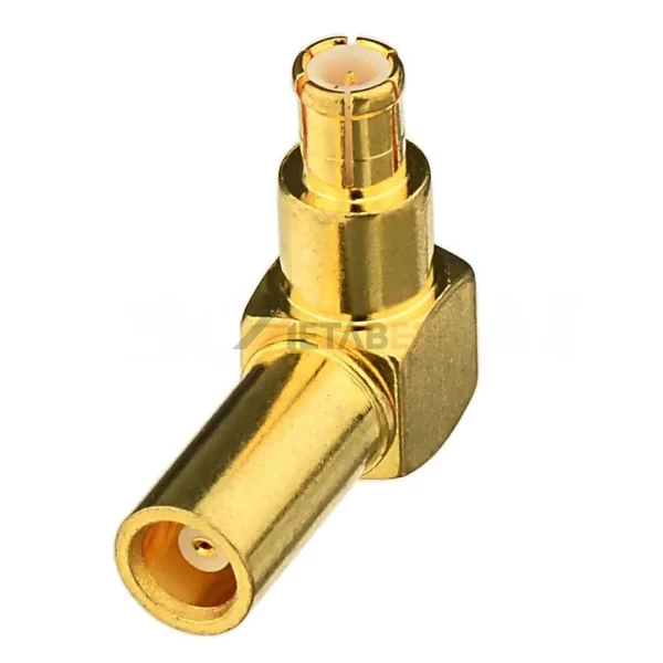 MCX male to MCX Female Adapter, Right Angle