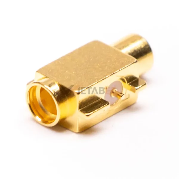 Right Angle MCX Female Connector for PCB, Surface Mount 01