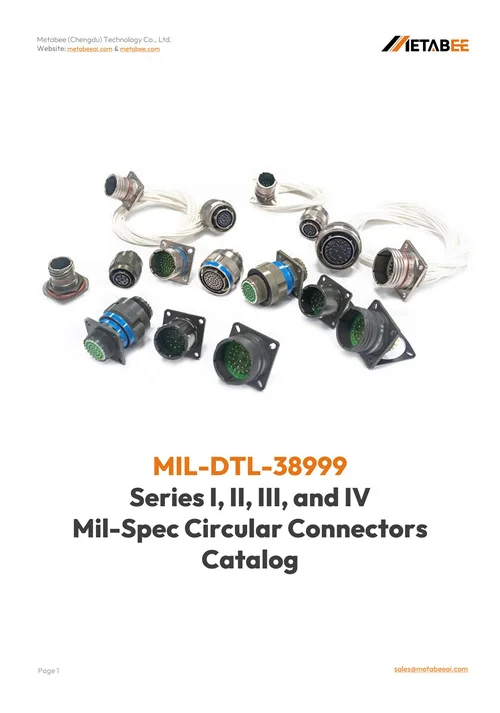 MIL-DTL-38999 Series Mil-Spec Circular Connectors Catalog - MetabeeAI 20241101_01