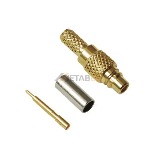 MMCX Male Crimp Micro-Miniature Coaxial Connector