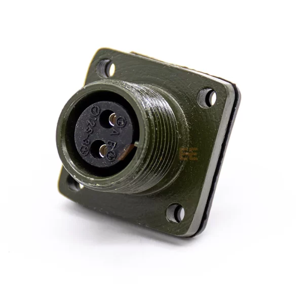 MS3102A12S-3S MIL-DTL-5015 Circular Connector, Box Mounting Receptacle, 12S-3, Socket Contacts 01