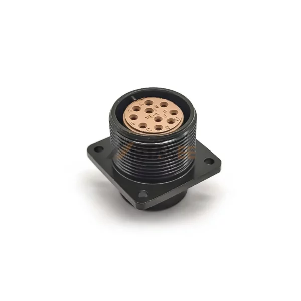 MS3102A18-1S MIL-DTL-5015 Circular Connector, Box Mounting Receptacle, 18-1, Socket Contacts 01