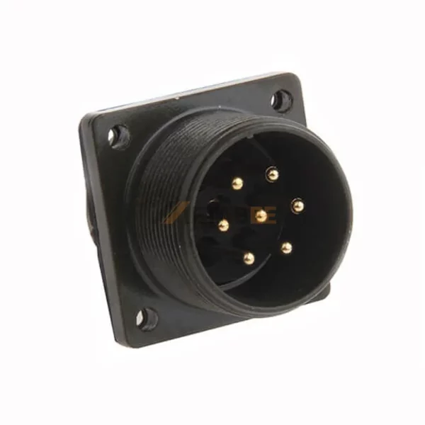 MS3102A20-15P MIL-DTL-5015 Circular Connector, Box Mounting Receptacle, 20-15, Pin Contacts 01