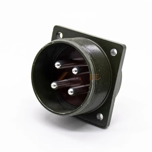 MS3102A32-17P MIL-DTL-5015 Circular Connector, Box Mounting Receptacle, 32-17, Pin Contacts 01