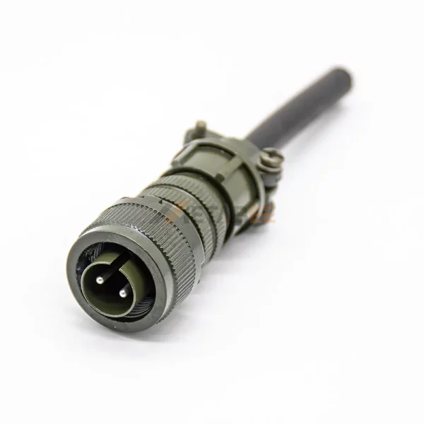 MS3106A10SL-4P MIL-DTL-5015 Circular Connector, Straight Plug, 10SL-4, Pin Contacts 01