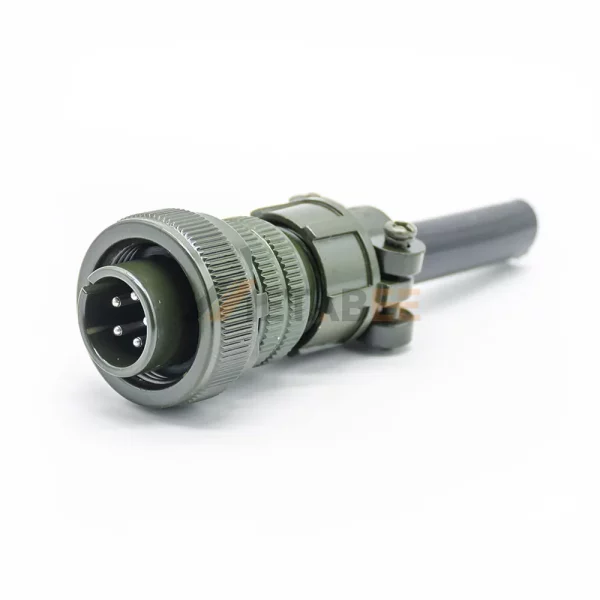 MS3106A14S-5P MIL-DTL-5015 Circular Connector, Straight Plug, 14S-5, Pin Contacts 01