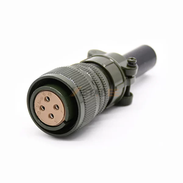 MS3106A18-10S MIL-DTL-5015 Circular Connector, Straight Plug, 18-10, Socket Contacts 01