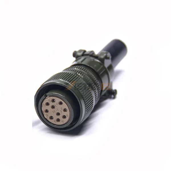 MS3106A18-1S MIL-DTL-5015 Circular Connector, Straight Plug, 18-1, Socket Contacts