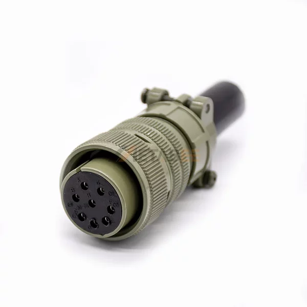 MS3106A20-7S MIL-DTL-5015 Circular Connector, Straight Plug, 20-7, Socket Contacts 01