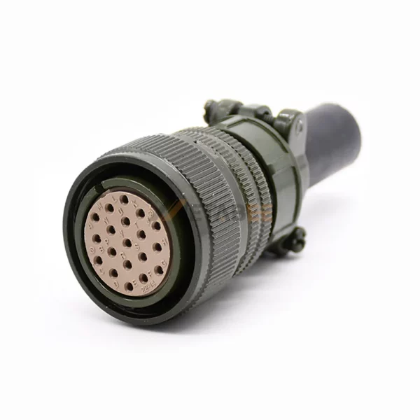 MS3106A22-14S MIL-DTL-5015 Circular Connector, Straight Plug, 22-14, Socket Contacts 01