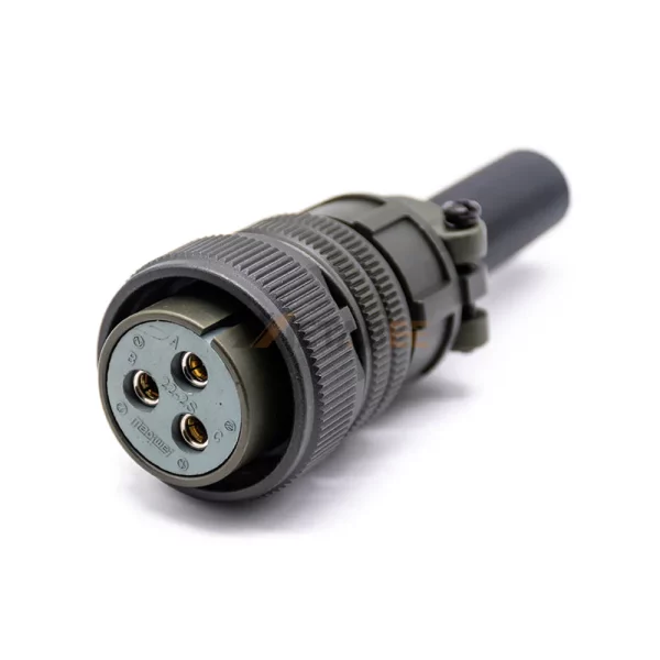 MS3106A22-2S MIL-DTL-5015 Circular Connector, Straight Plug, 22-2, Socket Contacts 01