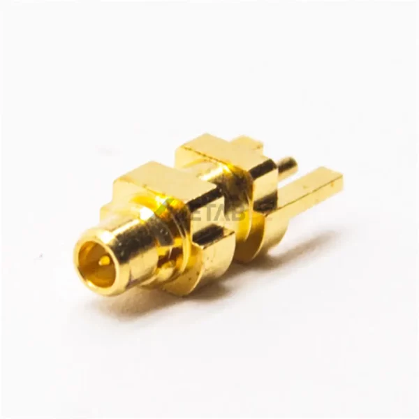 Straight MMCX Male Connector, Solder Attachment End Launch PCB 01
