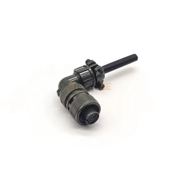 MS3108A10SL-4S MIL-DTL-5015 Circular Connector, 90 Degree Plug, 10SL-4, Socket Contacts 01