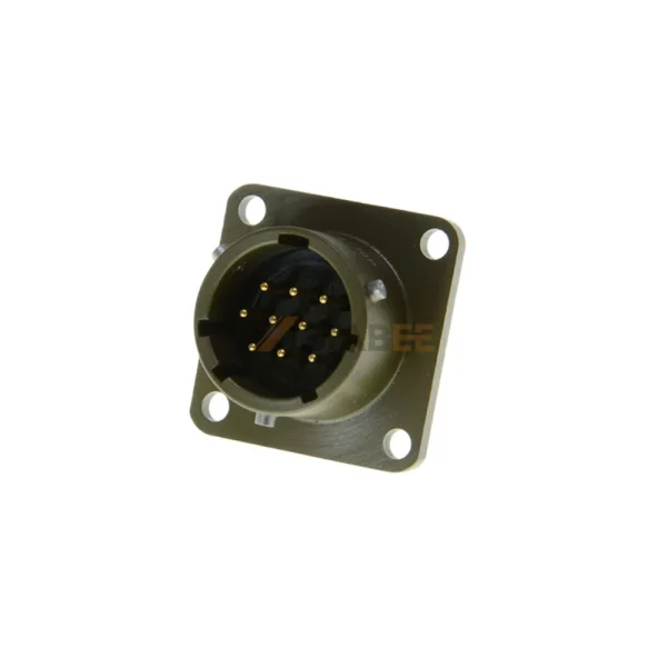 MS3112E12-10P MIL-DTL-26482 Series 1 Connector, Box Mounting Receptacle, 12-10, Pin Contacts