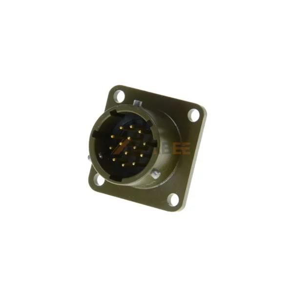 MS3112E12-14P MIL-DTL-26482 Series 1 Connector, Box Mounting Receptacle, 12-14, Pin Contacts