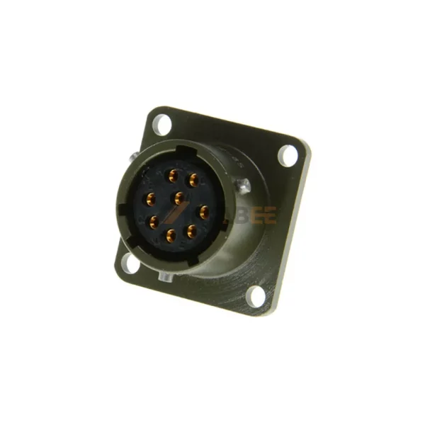 MS3112E12-8S MIL-DTL-26482 Series 1 Connector, Box Mounting Receptacle, 12-8, Socket Contacts