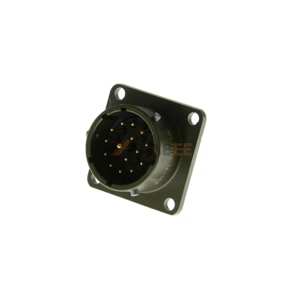 MS3112E14-18P MIL-DTL-26482 Series 1 Connector, Box Mounting Receptacle, 14-18, Pin Contacts