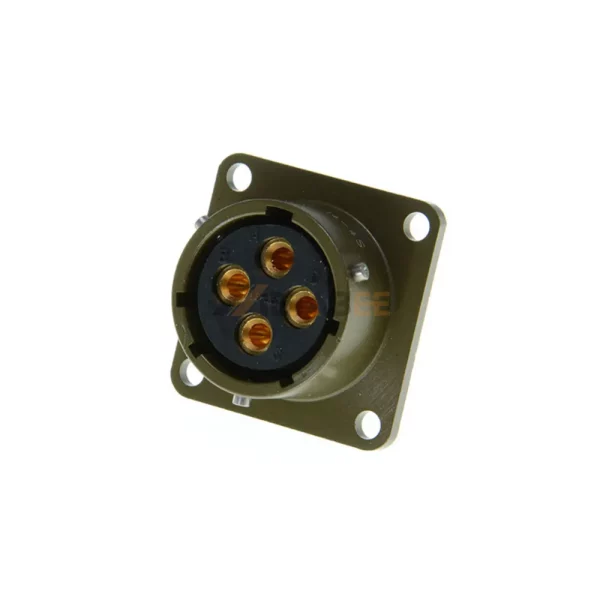 MS3112E14-4S MIL-DTL-26482 Series 1 Connector, Box Mounting Receptacle, 14-4, Socket Contacts