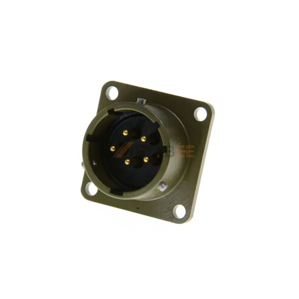 MS3112E14-5P MIL-DTL-26482 Series 1 Connector, Box Mounting Receptacle, 14-5, Pin Contacts