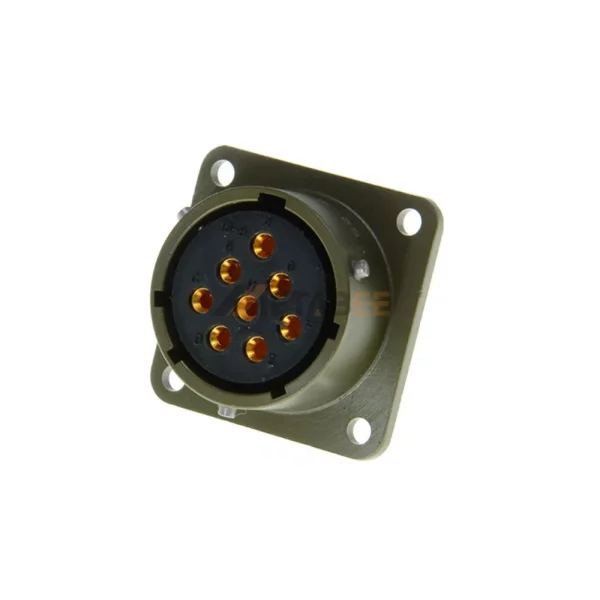 MS3112E16-8S MIL-DTL-26482 Series 1 Connector, Box Mounting Receptacle, 16-8, Socket Contacts