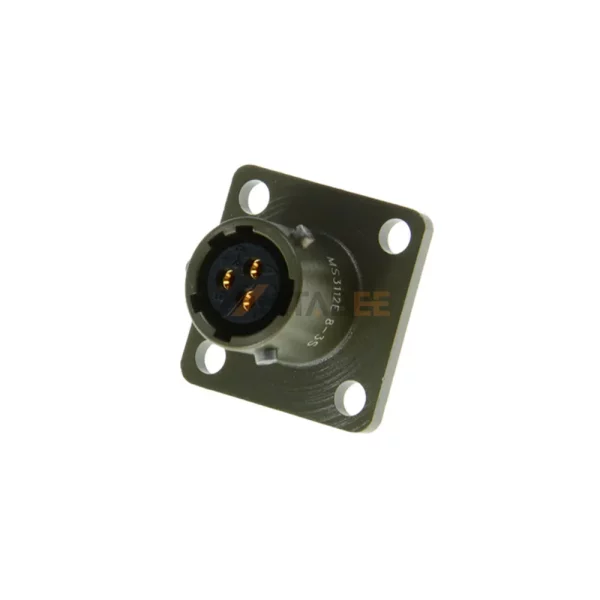 MS3112E8-3S MIL-DTL-26482 Series 1 Connector, Box Mounting Receptacle, 8-3, Socket Contacts