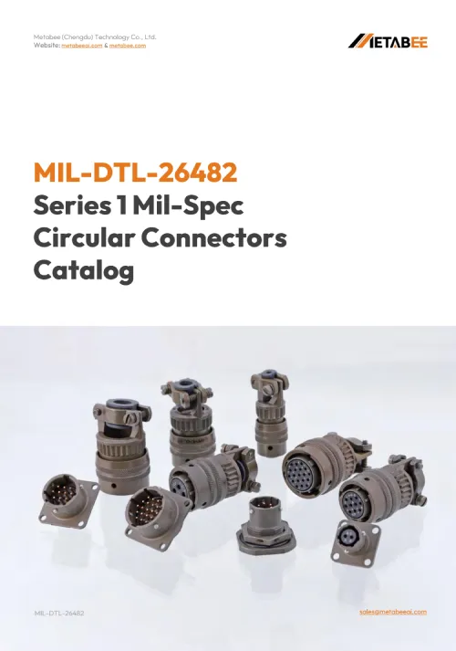 MIL-DTL-26482 Series Mil-Spec Circular Connectors Catalog - Cover