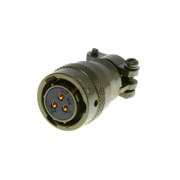 MS3116F12-3S MIL-DTL-26482 Series 1 Connector, Straight Plug, 12-3, Socket Contacts