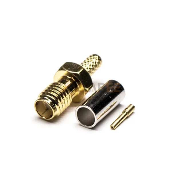 SSMA Female Crimp Cable Connector, 50 Ohm 01