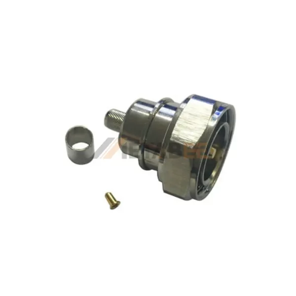 7-16 DIN Male Crimp Connector, 50 Ohm