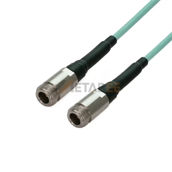 N-type Female to N-type Female using GT205A Series Low Loss Phase Stable RF Test Cable, DC-18 GHz
