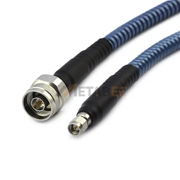 SMA Male to N-type Male using GT210P Series Ultra Flexible Low Loss RF Test Cable, DC-18 GHz 01
