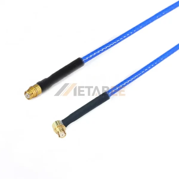 SMP (GPO) Female to SMP (GPO) Female using RG405 Flexible RF Test Cable, DC-18 GHz 01