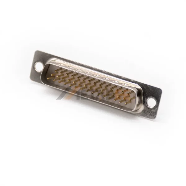 44 Pin High Density D-Sub Male Connector for Cable Mount, 2.29mm Pitch