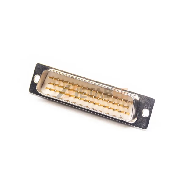 50 Pin D-Sub Male Connector for PCB Mount, Through Hole, 2.77mm Pitch