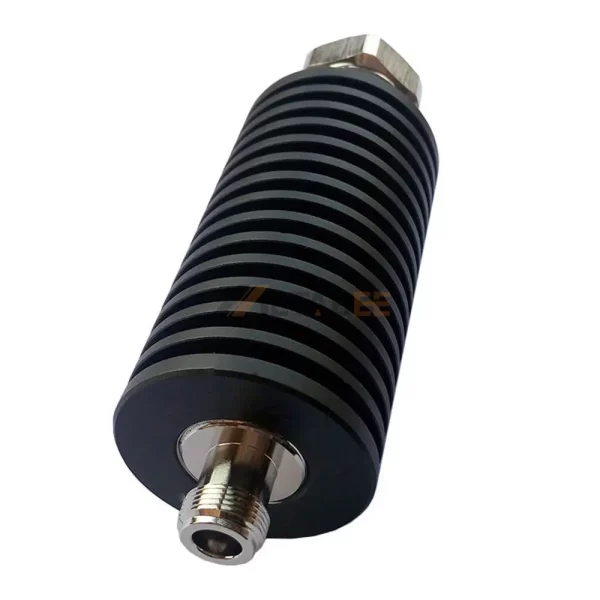 50 Watt DIN Male to N-type Female Coaxial Fixed Attenuator, DC to 4GHz 01