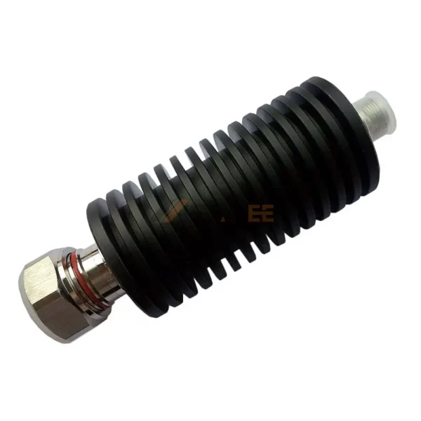 50 Watt DIN Male to N-type Female RF Fixed Attenuator, DC to 3GHz 01