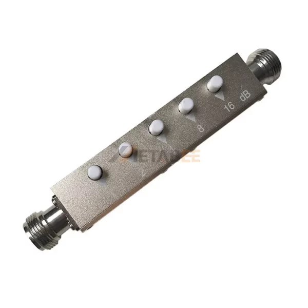 5W N-type Female to N-type Female Adjustable RF Attenuator, 1-30DB, DC to 3GHz