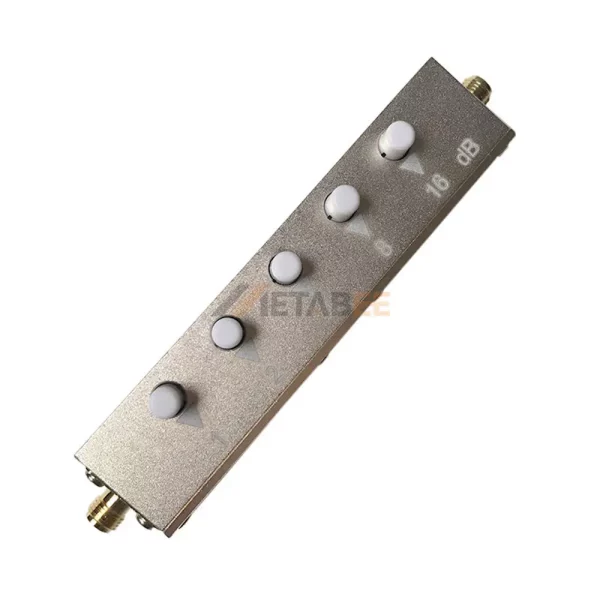 5W SMA Female to SMA Female Step Adjustable Attenuator, 1-30DB, DC to 3GHz