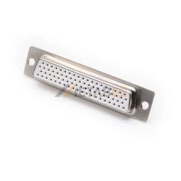 78 Pin High Density D-Sub Female Connector for PCB Mount, 2.29mm Pitch