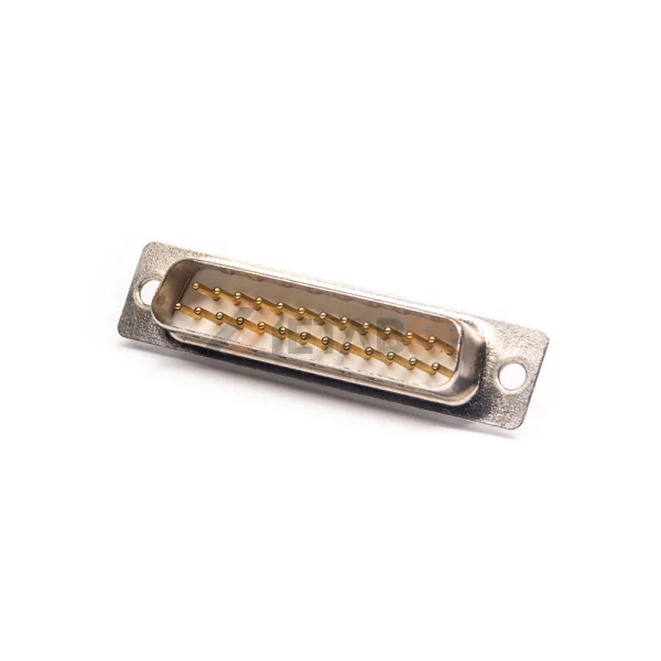D-Sub DB-25 Male Connector, Cable Type, Solder Cup, 2.77mm Pitch, Machined Contacts