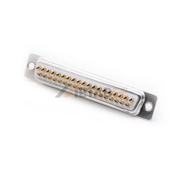 37 Pin DB37 Female Connector for Cable Mount, Solder Cup, 2.77mm Pitch