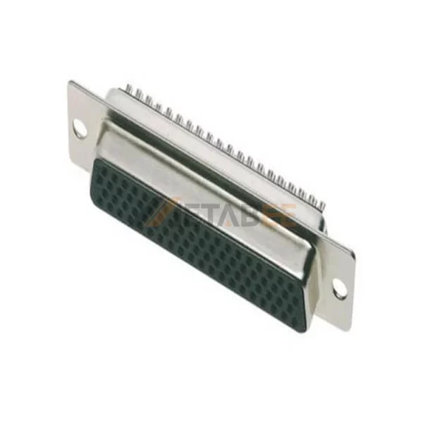 78 Pin HD D-Sub Female Connector, Cable Type, Solder Cup, 2.29mm Pitch