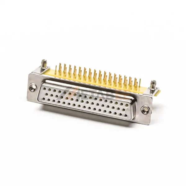 D-Sub 50 Pin Female Connector for PCB Mount, Through Hole, 2.77mm Pitch