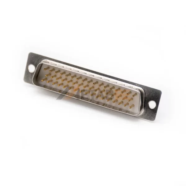 D-Sub 50 Pin Male Connector for Cable Mount, Solder Cup, 2.77mm Pitch