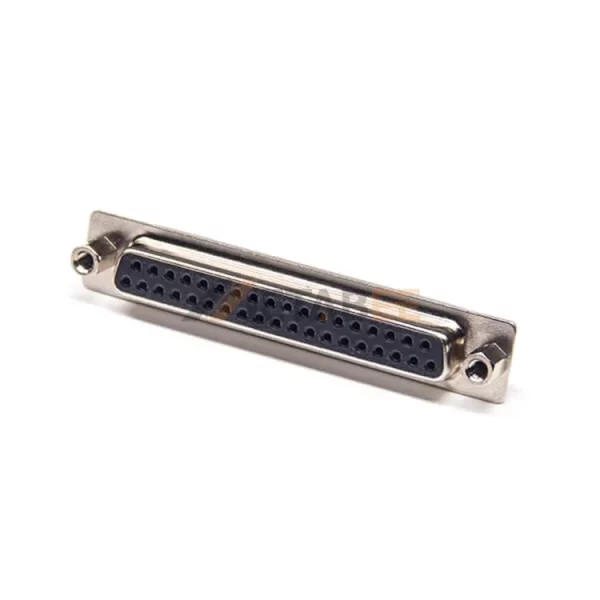 D-Sub DB37 Female Cable Mount Connector, Solder Cup, 2.77mm Pitch, IP20