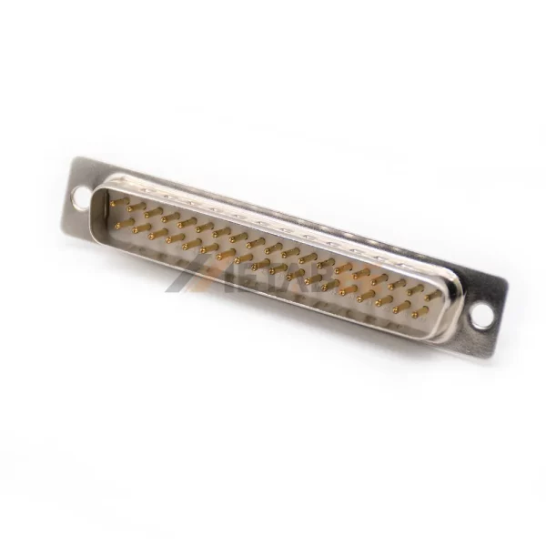 D-Sub DB37 Male Connector for Cable Mount, Solder Cup, 2.77mm Pitch
