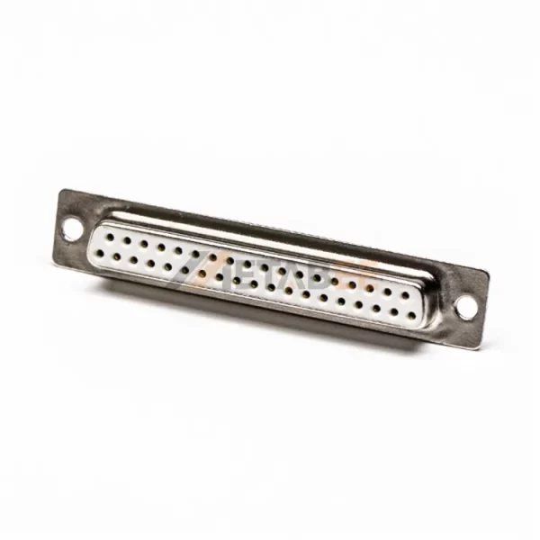 DB37 Female PCB Connector, Through Hole, Machined Contacts, 2.77mm Pitch